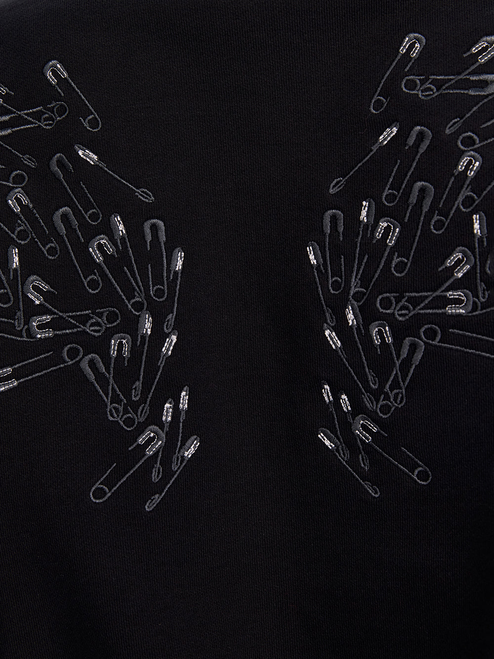 Peplum Hoodie — Black