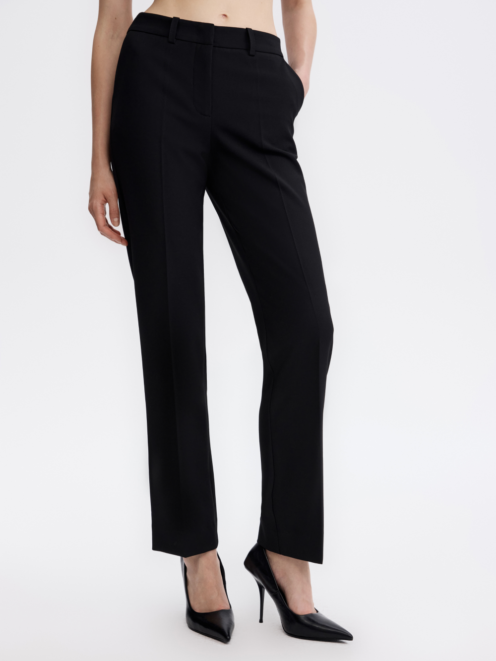 PRAS low-rise slim trousers, front from waist down