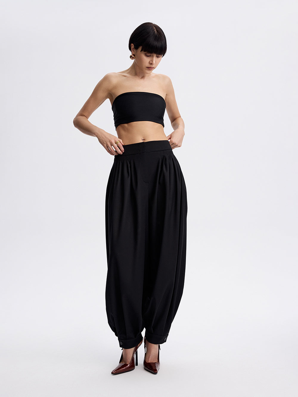 Harem Trousers — Black