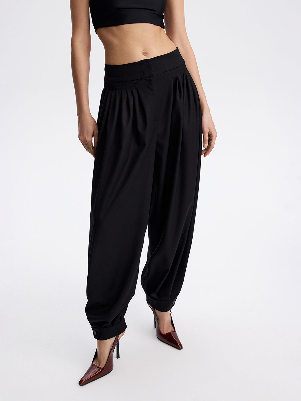 Harem Trousers — Black