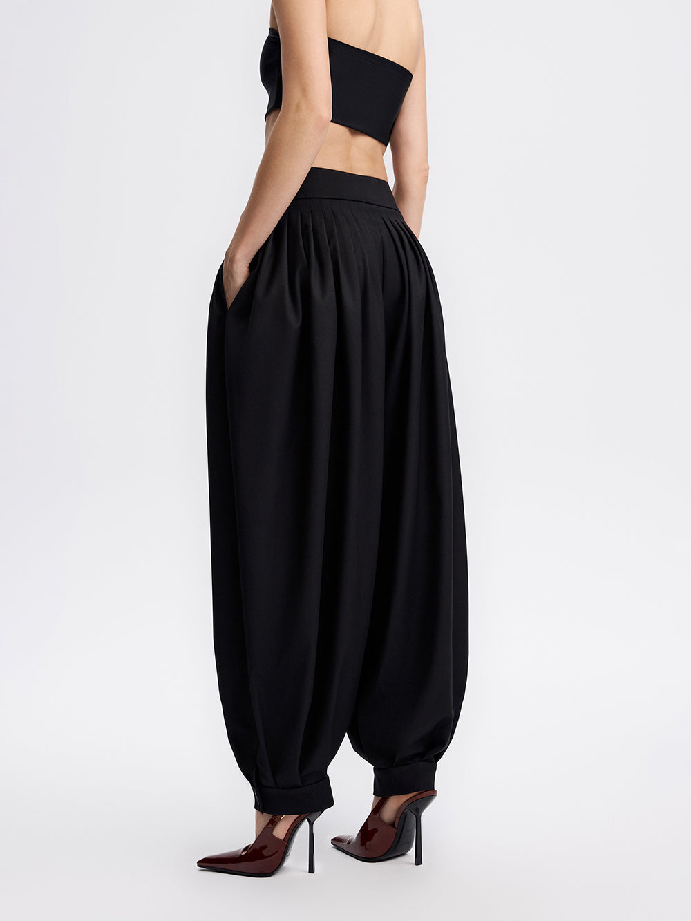 Harem Trousers — Black