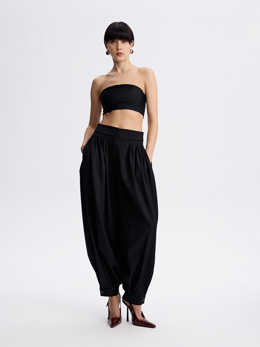 Harem Trousers — Black