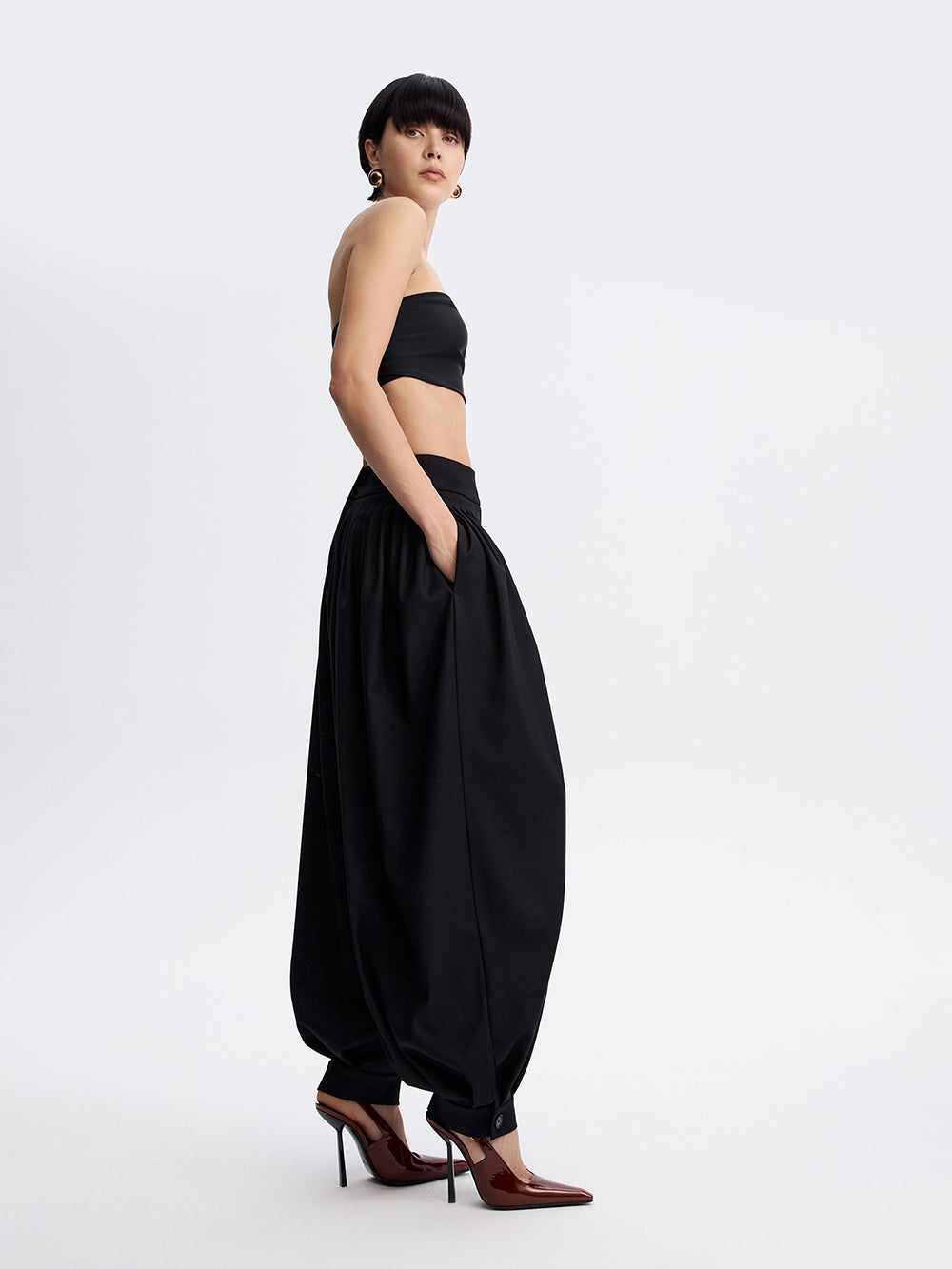 Harem Trousers — Black