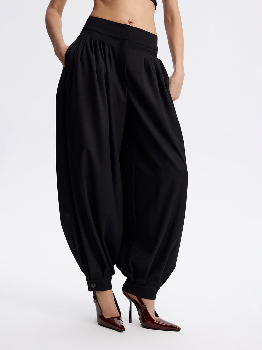 Harem Trousers — Black