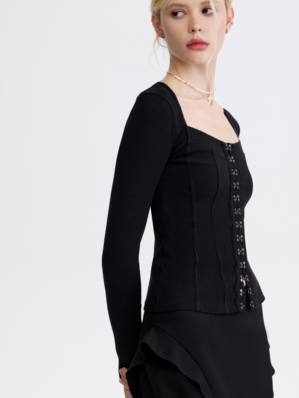 PRAS hook-front rib top, side detail