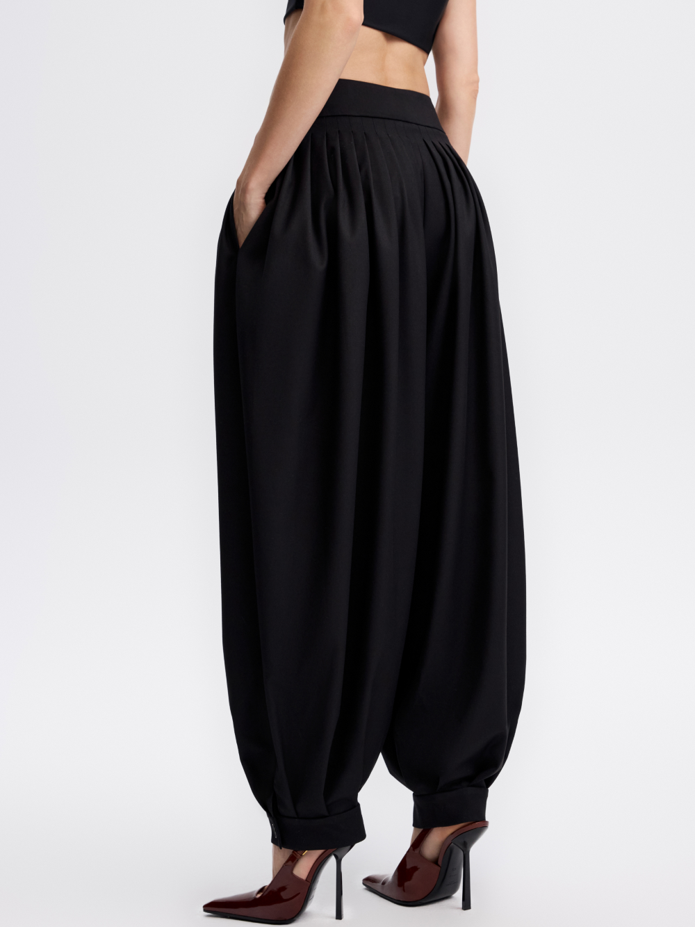 Harem Trousers — Black