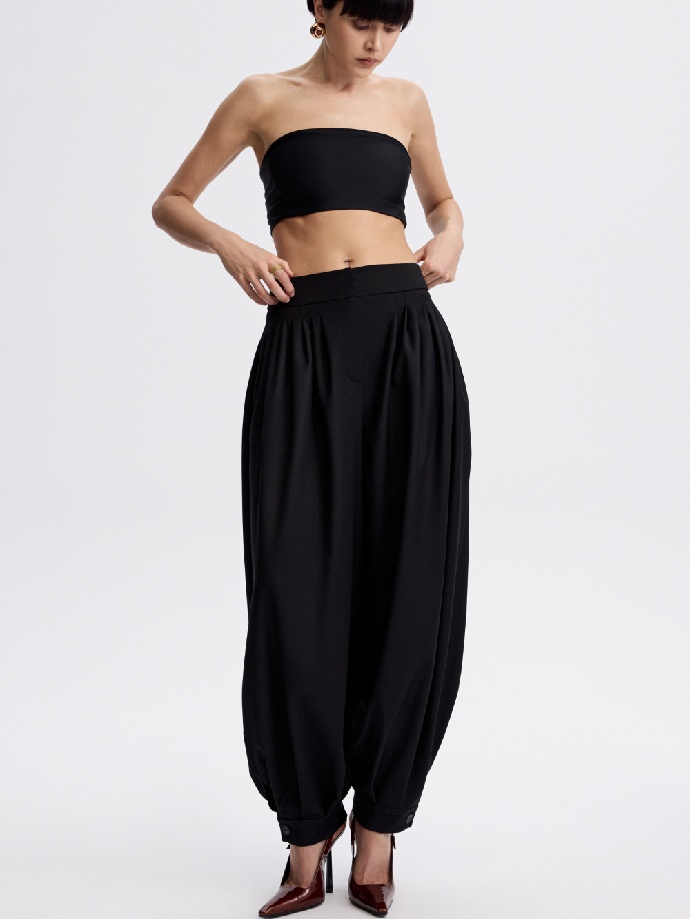 Harem Trousers — Black
