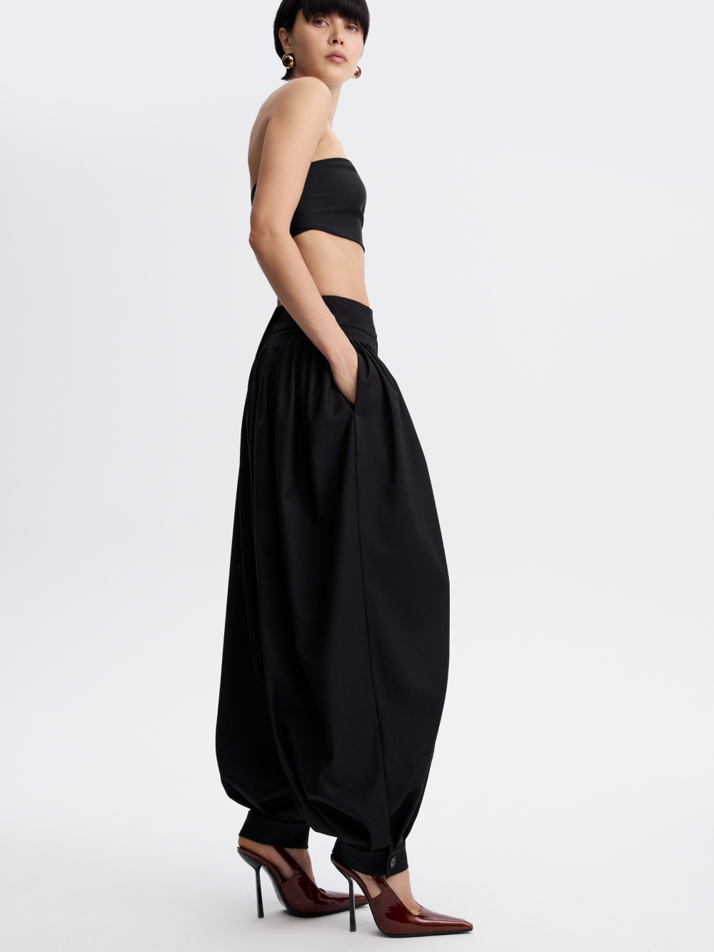 Harem Trousers — Black