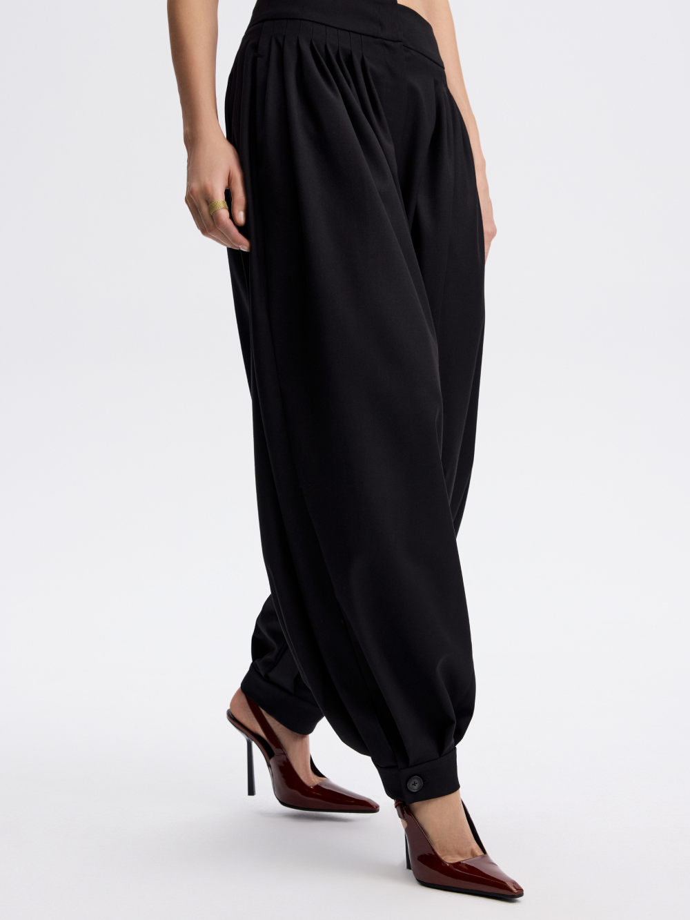 Harem Trousers — Black