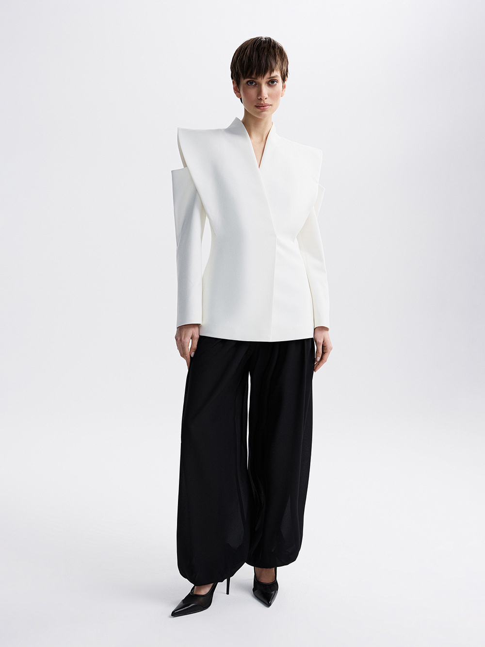 Architect jacket in milk