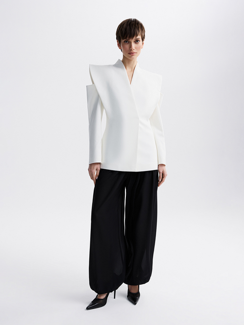 Architect jacket in milk