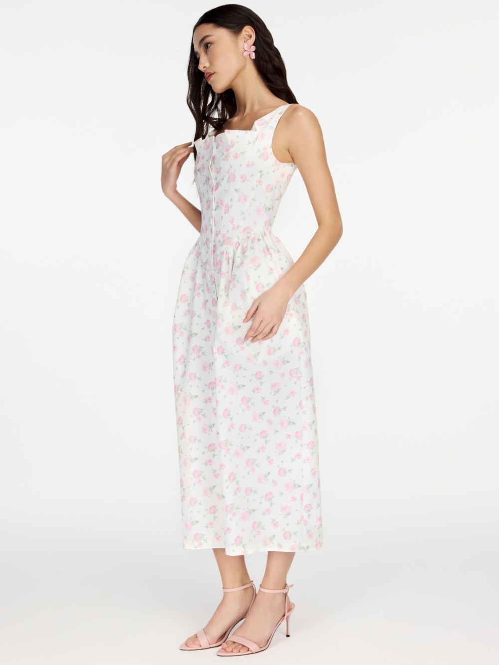 Vestido veraniego con cuerpo de corsé