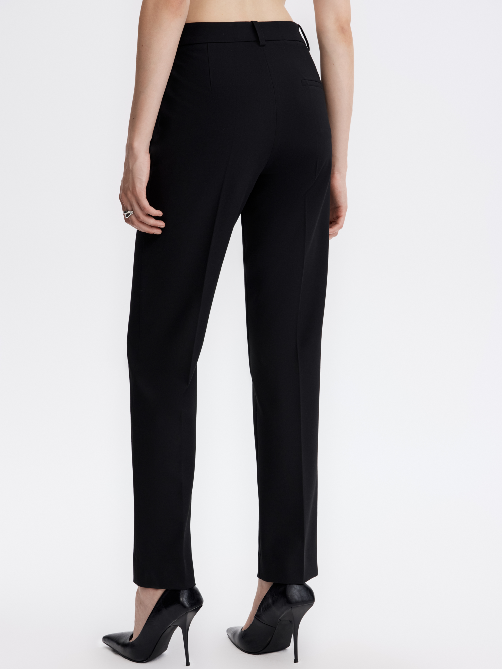 PRAS low-rise slim trousers, back from waist down