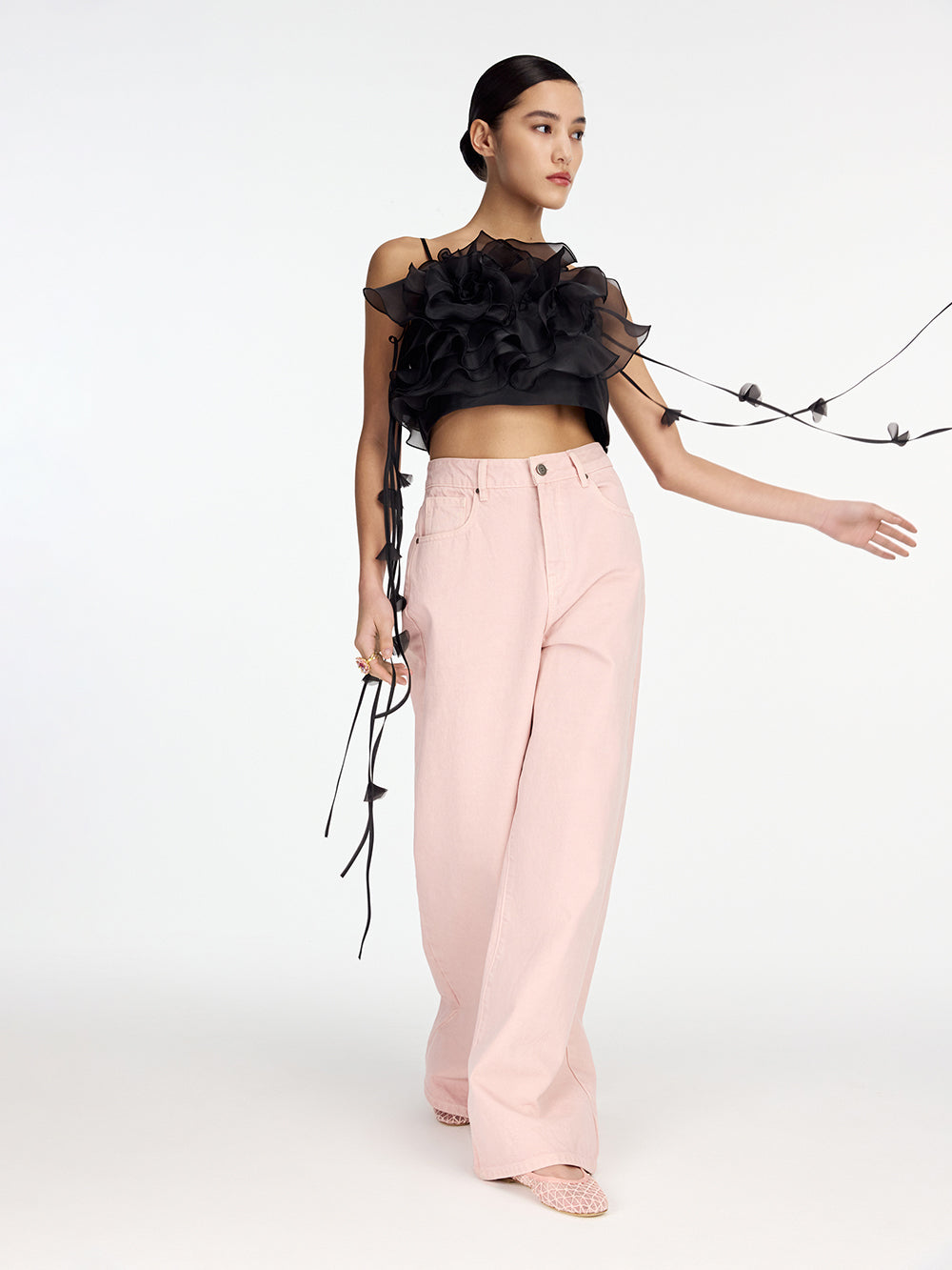 Camellia Organza Top