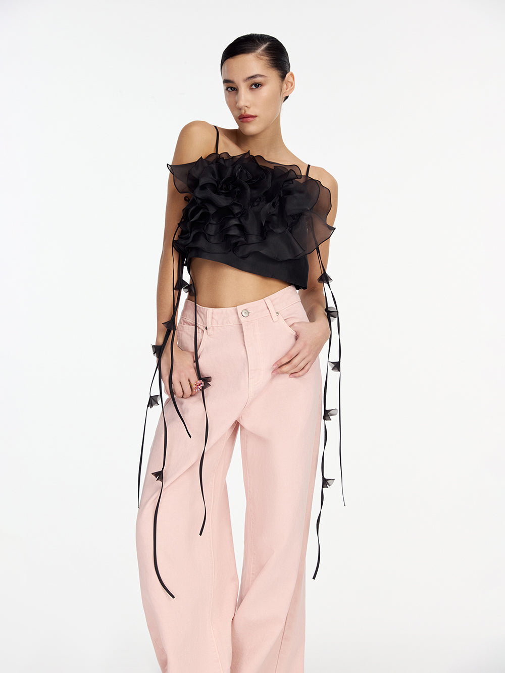 Camellia Organza Top