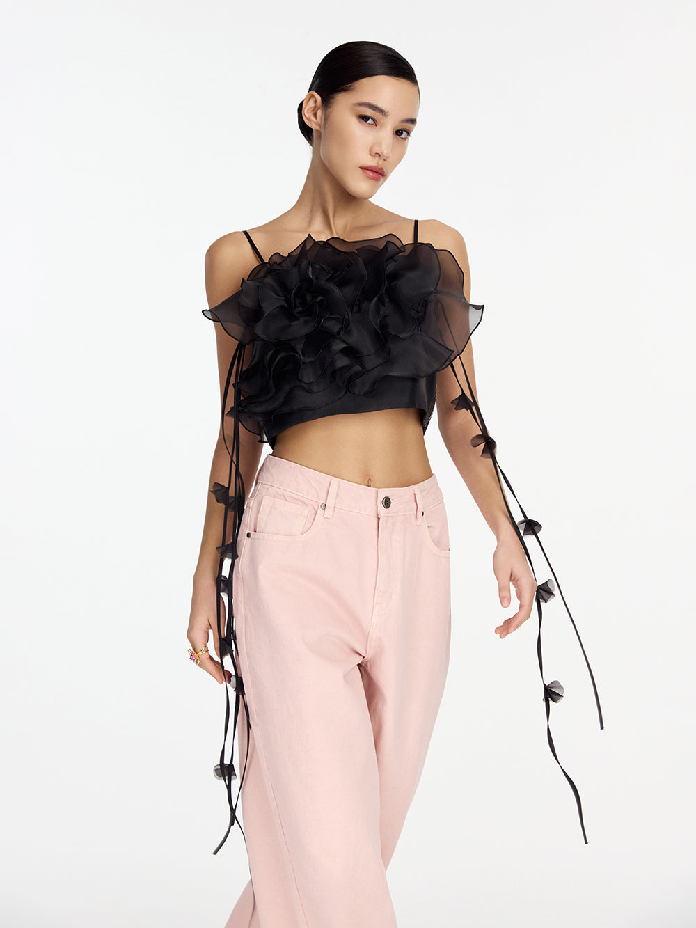 Camellia Organza Top