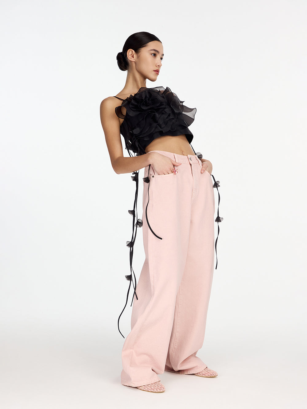 Camellia Organza Top