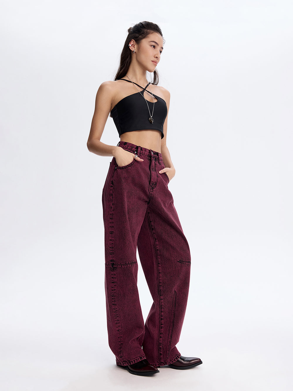 Marble Wash Jeans