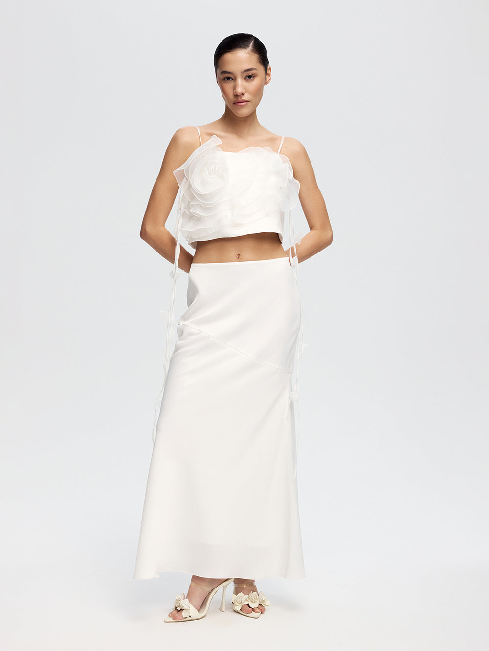 Camellia Organza Top