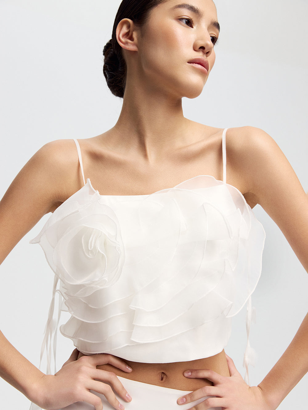Camellia Organza Top