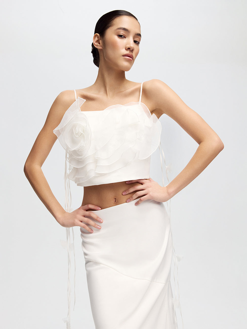 Camellia Organza Top