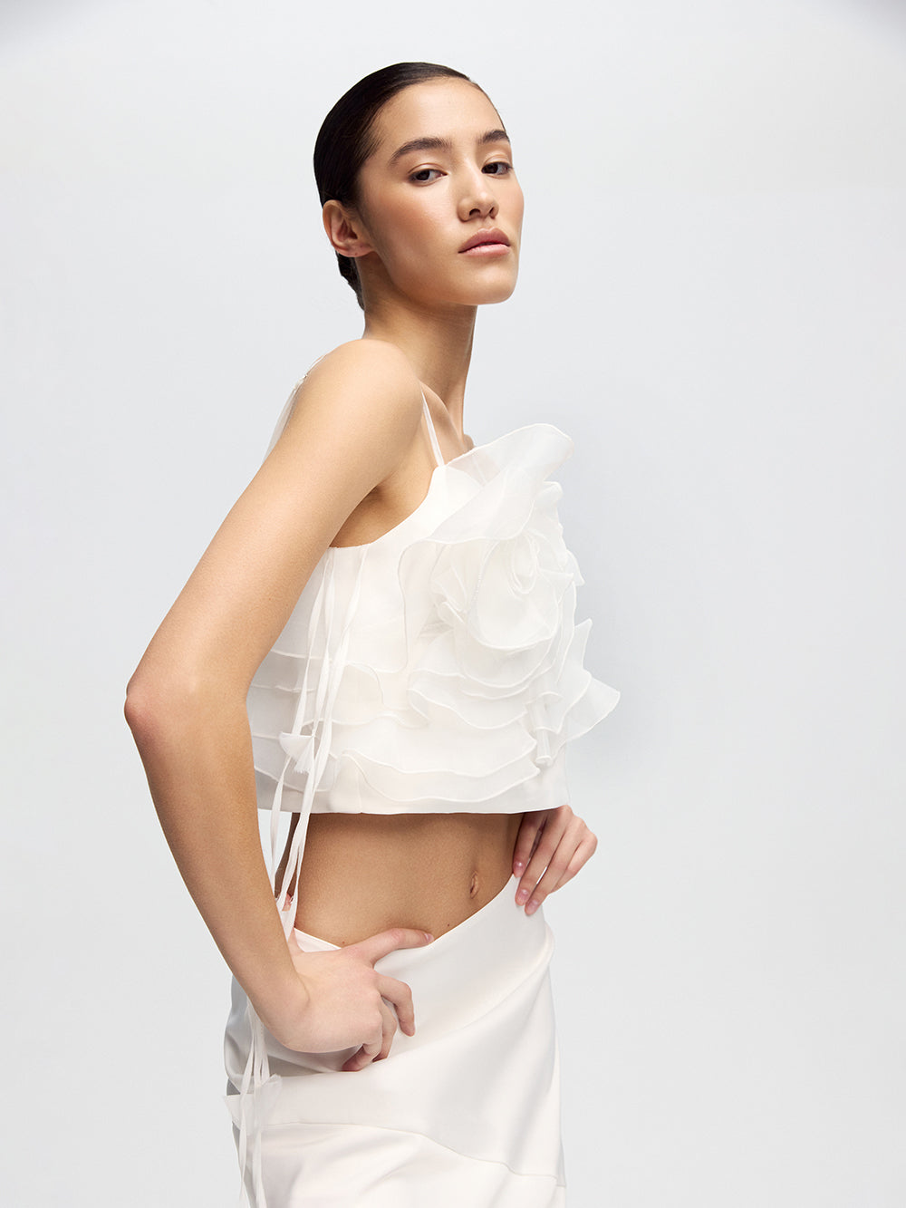Camellia Organza Top