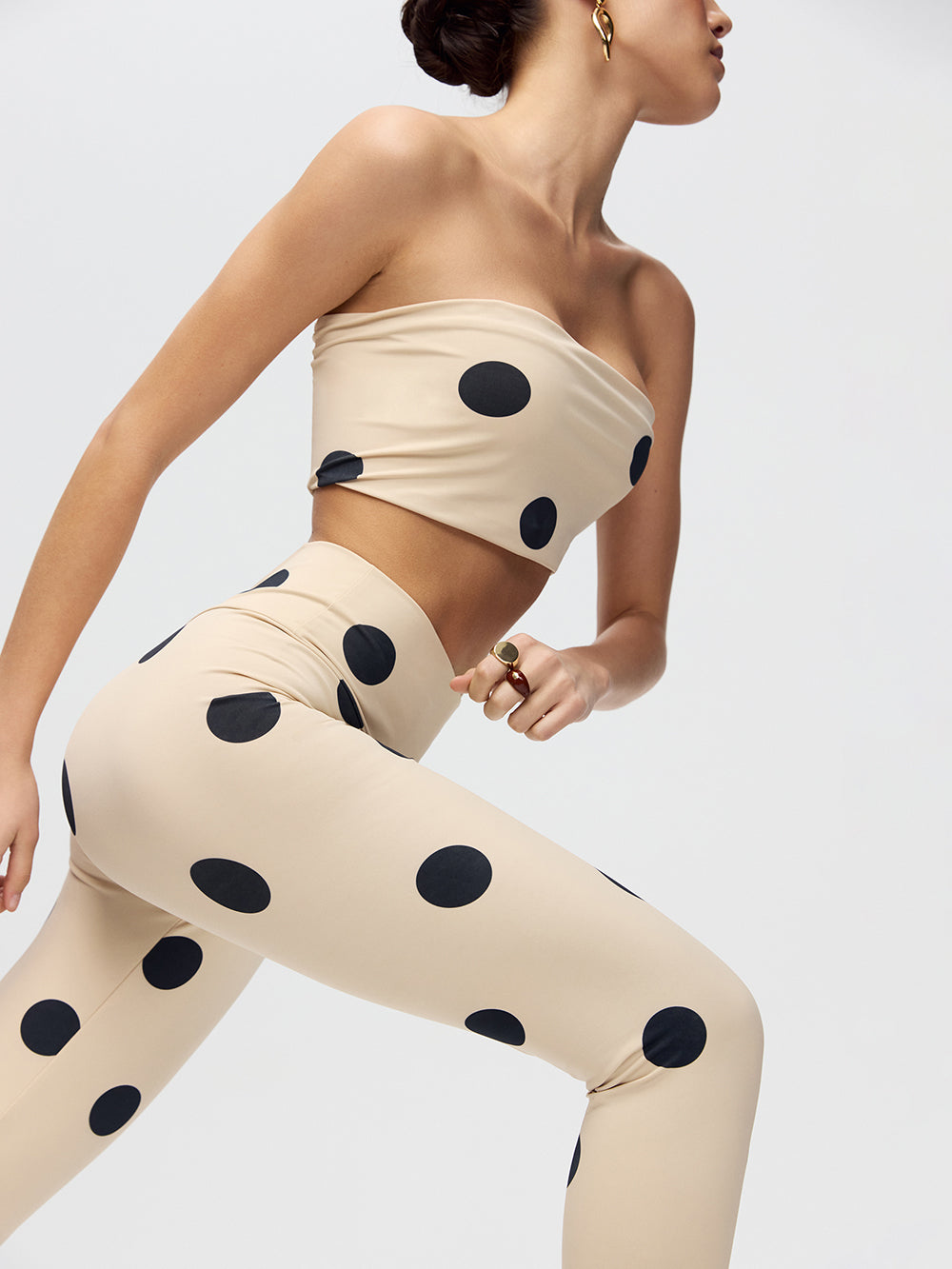 Polka dot leggings