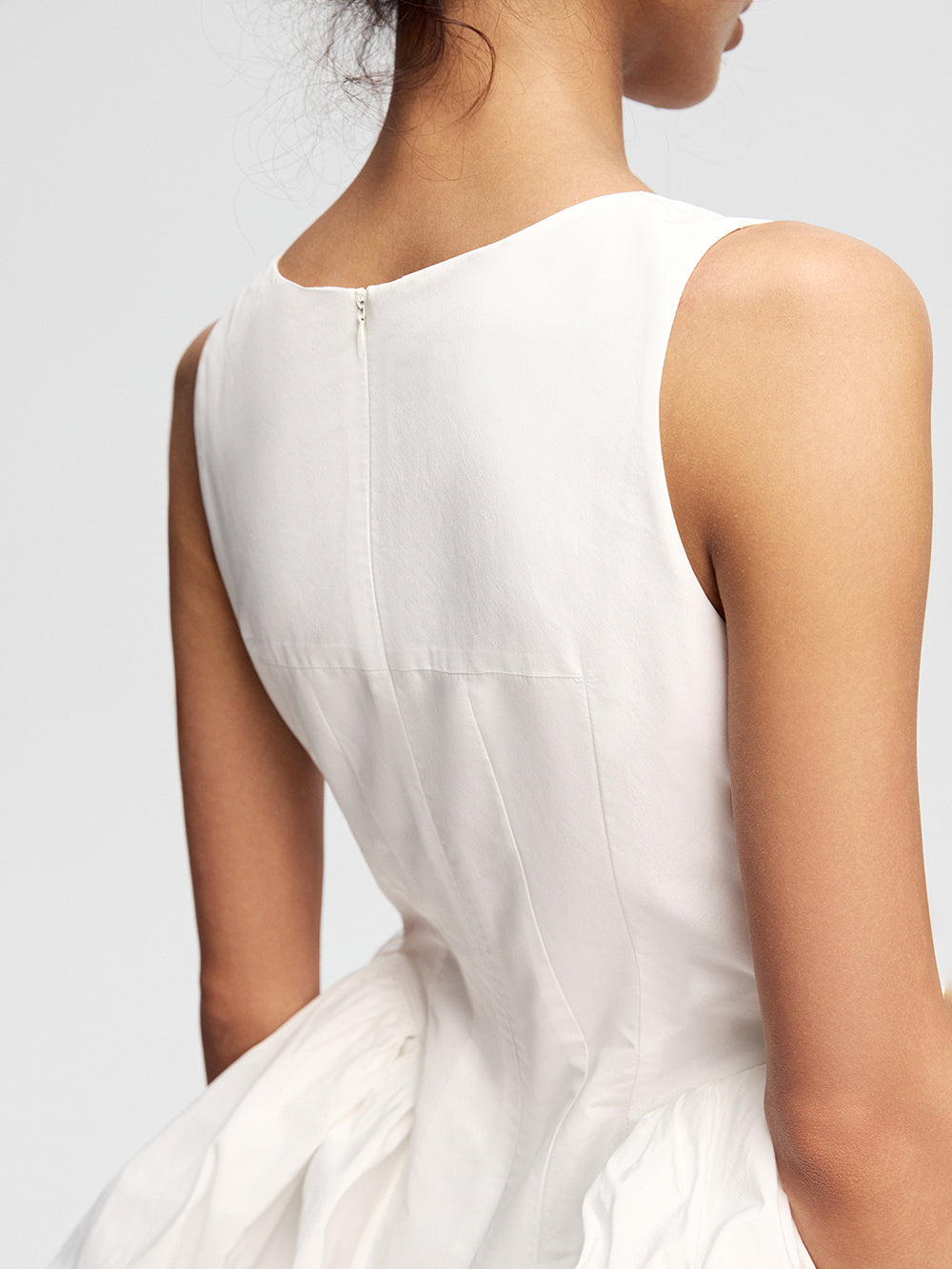 Taffeta corset top